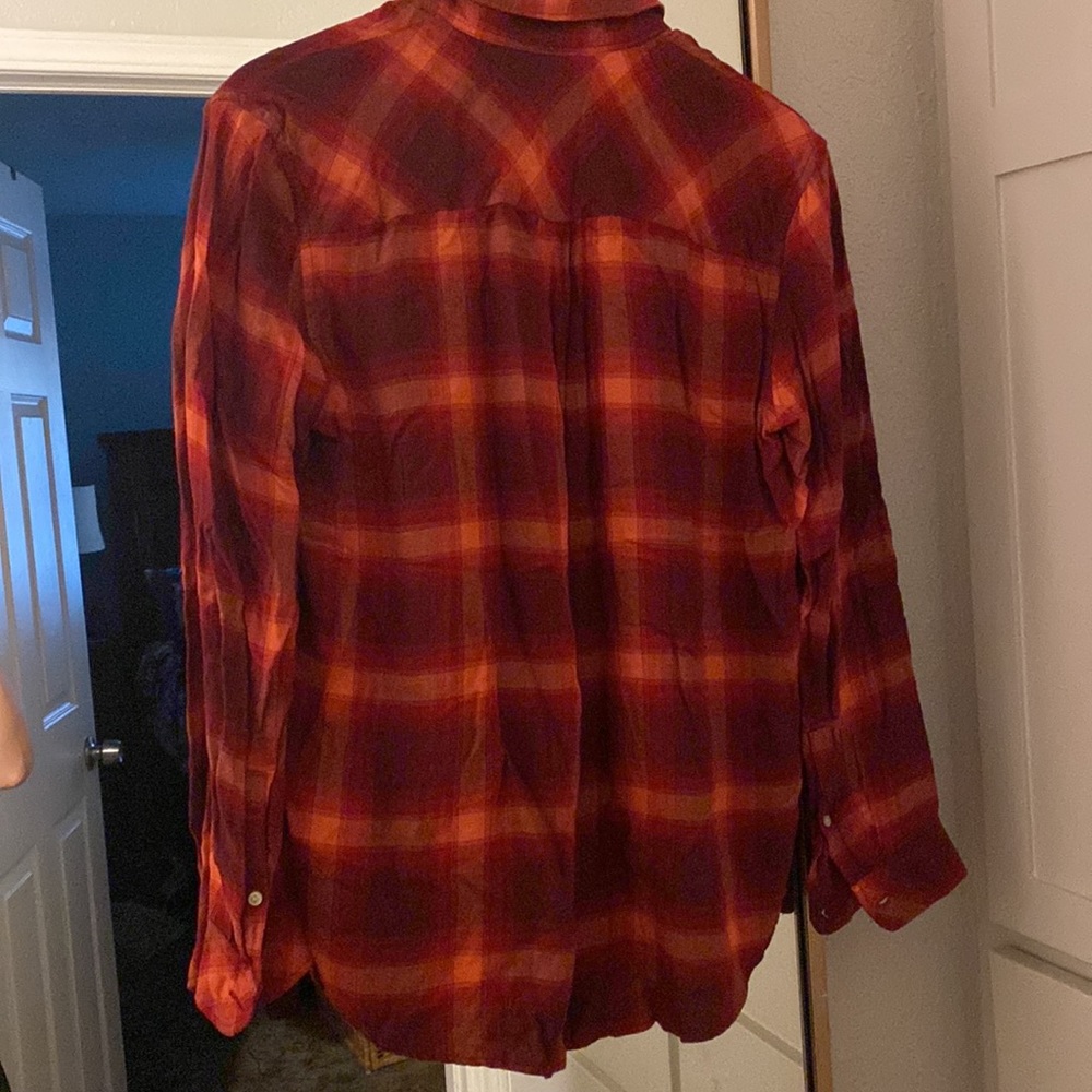 Gap - Pendleton Button Down Red Plaid Shirt - image 4